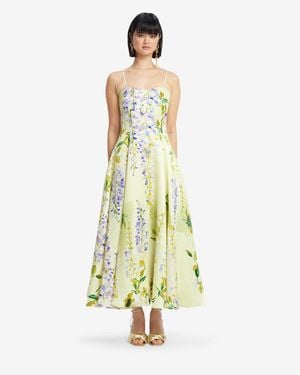 LEO LIN Mariela Midi Dress - Metallic