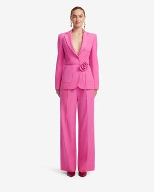 LEO LIN Vesper Fitted Blazer - Pink