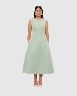 LEO LIN Cleo Sleeveless Midi Dress - Green