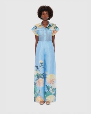 LEO LIN Luisa Pants - Blue