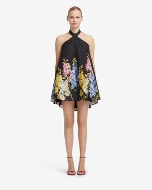 LEO LIN Eloise Halterneck Mini Dress - Black