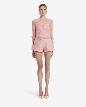 LEO LIN Aurelia Petal Blouse - Pink