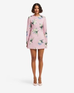 LEO LIN Aliza Long Sleeve Mini Dress - Pink