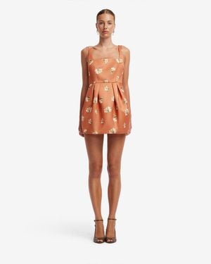 LEO LIN Piper Bell Shape Mini Dress - Orange