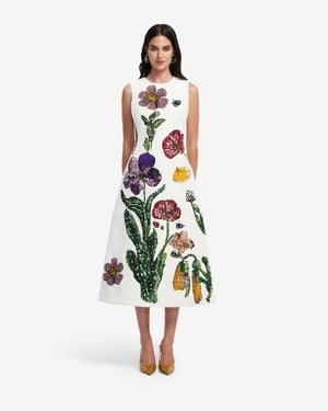 LEO LIN Cleo Beaded Midi Dress - Multicolor