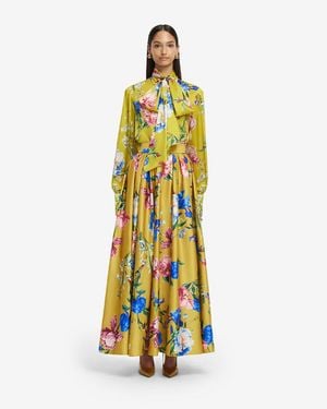 LEO LIN Freya Tie Neck Silk Blouse - Multicolor