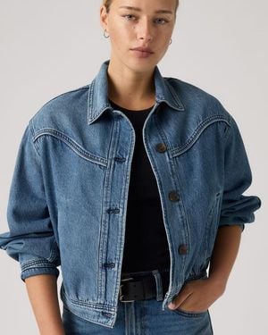 Levi's Dani Western Lightweight Harrington Jacket - Blue