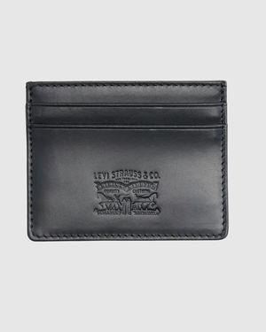 Levi's Kartenetui Aus Leder - Schwarz