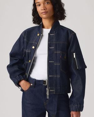 Levi's X Sacai Damen Blousonjacke - Blau