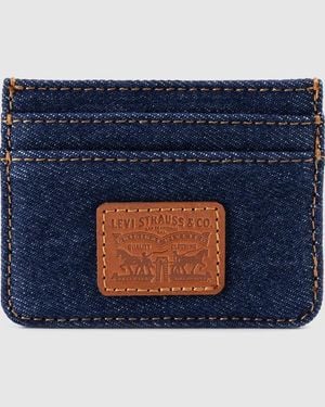 Levi's Denim Card Holder - Blue