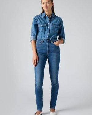 Levi's Retro High Skinny Jeans - Blue