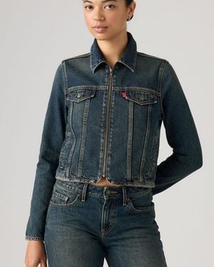Levi's Zipped Original Trucker Jacket - Blu