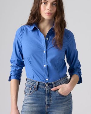Levi's Slim Poplin Shirt - Blue