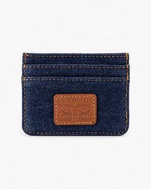 Levi's Porte Cartes Denim - Bleu