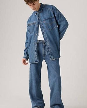 Levi's Twisted Baggy Wide Jeans - Blue