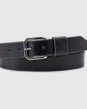 Levi's Pride Wide Loop Two Horse Belt - Black