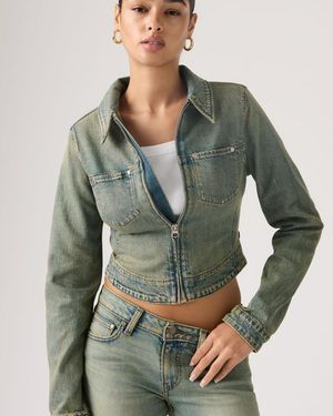Levi's Chaqueta Trucker Y2K Stretch Fitted - Verde
