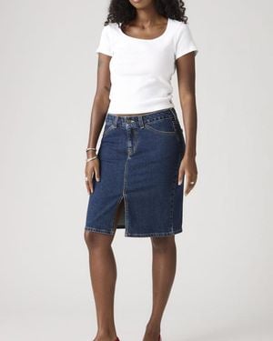 Levi's Low Midi Skirt - Blue