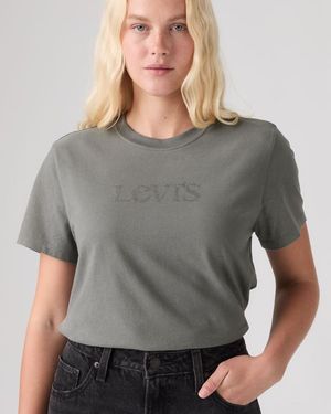 Levi's T Shirt Favorite Con Stampa - Grigio