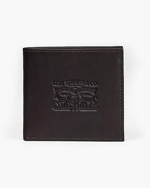 Levi's Vintage Two Horse Bifold Coin Wallet - Black