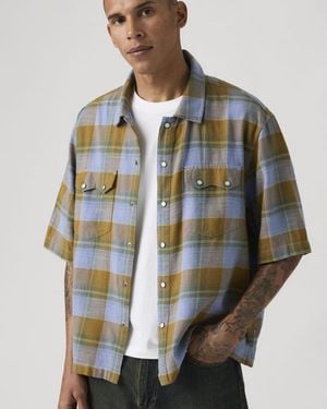 Levi's Short Sleeve Boxy Western Lightweight Shirt - Multicolour