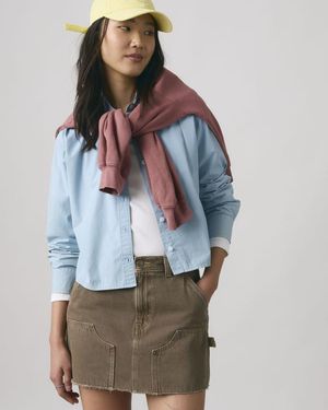 Levi's Cropped Harlie Shirt - Blue