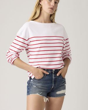 Levi's Shorts 501 Original De Tiro Alto - Rosa