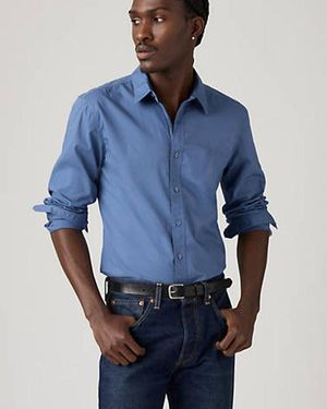 Levi's Battery Housemark Slim Fit Shirt - Blue