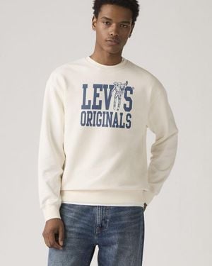 Levi's Relaxed Graphic Crewneck Sweatshirt - Natural