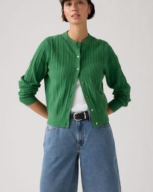 Levi's Supersoft Crewneck Cardigan - Verde