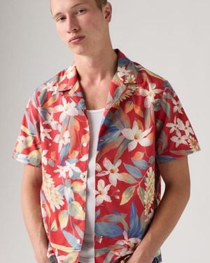 Levi's Sunset Camp Standard Fit Lightweight Shirt - Red