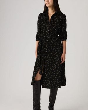 Levi's Journey Long Sleeve Corduroy Dress - Black
