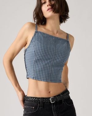 Levi's Square Neck Tank Top - Blue
