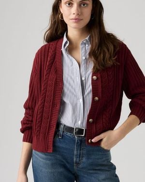 Levi's Snowflake Cardigan - Rouge