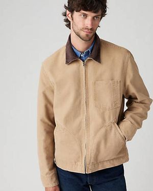 Levi's Full Zip Mechanics Jacket - Natural