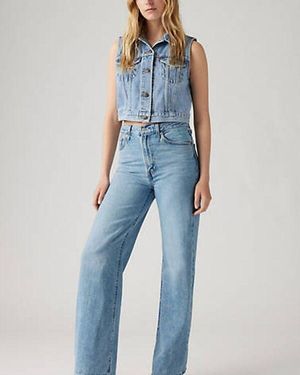 Levi's Ribcage Wide Leg Jeans - Nero
