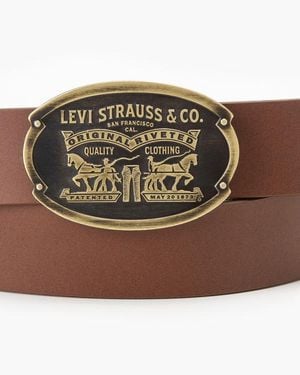 Levi's Billy Plaque Belt - Brown