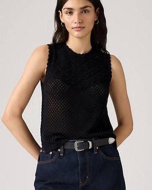 Levi's Adrienne Crochet Tank Top - Black