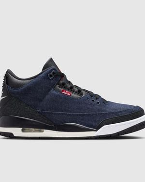 Levi's Air Jordan 3 X Baskets En Denim Brut - Bleu