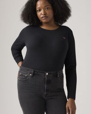 Levi's Hayes Long Sleeve Tee (Plus Size) - Blue