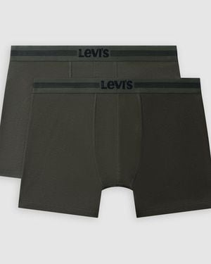 Levi's Calzoncillo Bóxer Paquete De 2 - Gris