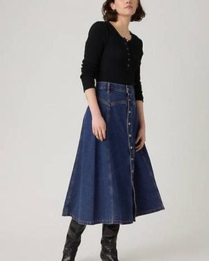 Levi's Yoked Western Skirt - Blue