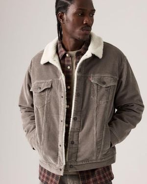 Levi's Relaxed Sherpa Corduroy Trucker Jacket - Multicolour