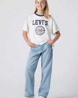 Levi's Jeans A Gamba Ampia Per Adolescenti - Blu