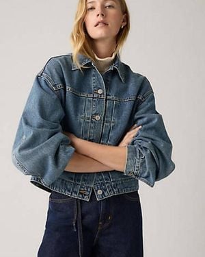 Levi's Balloon Sleeve Trucker Jacket - Blue
