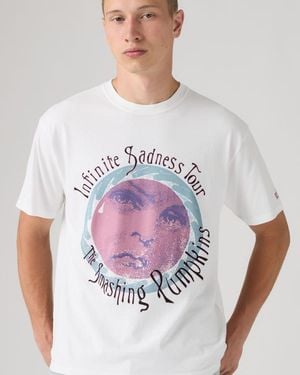 Levi's Camiseta De La Banda Smashing Pumpkins - Blanco
