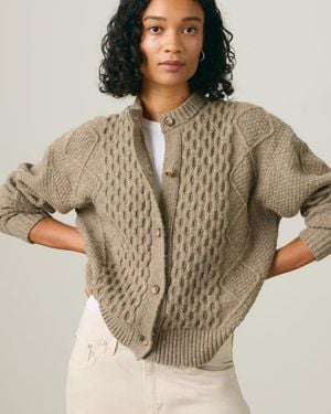 Levi's Cardigan Col Rond Charlotte - Marron