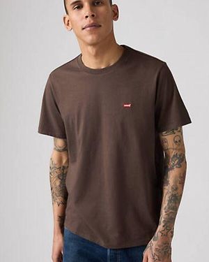 Levi's Classic Housemark T Shirt - Braun