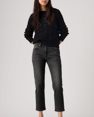 Levi's Jeans 501 Original Accorciati - Nero