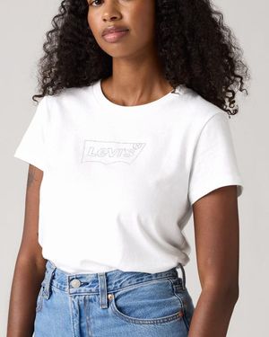 Levi's Rhinestone Perfect Tee - White